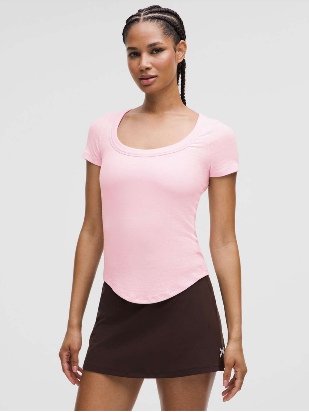 Lululemon Hold Tight Scoop-Neck Short-Sleeve Shirt
Pink Organza size 2/ NWT